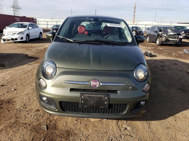 3C3CFFKR3HT654343 - 2017 FIAT 500 POP GREEN photo 5