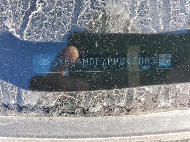 5YFB4MDE7PP047083 - 2023 TOYOTA COROLLA LE WHITE photo 12