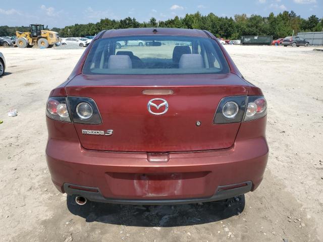 JM1BK32F481116085 - 2008 MAZDA 3 I BURGUNDY photo 6