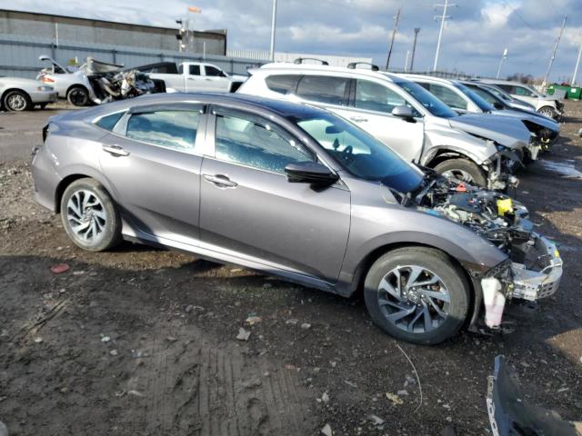 2HGFC2F77HH566621 - 2017 HONDA CIVIC EX GRAY photo 4