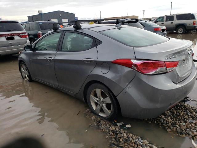 KMHDH4AE3CU405788 - 2012 HYUNDAI ELANTRA GLS GRAY photo 2