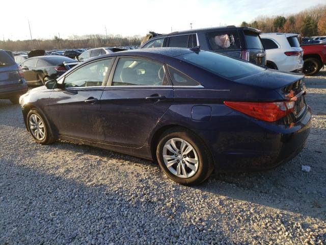 5NPEB4AC5CH455465 - 2012 HYUNDAI SONATA GLS BLUE photo 2