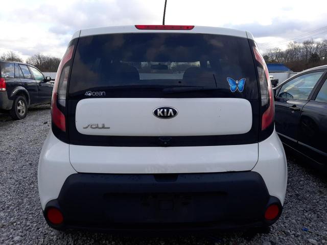 KNDJP3A52E7023757 - 2014 KIA SOUL + WHITE photo 6