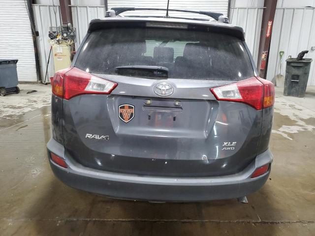 JTMRFREV9FD132254 - 2015 TOYOTA RAV4 XLE GRAY photo 6