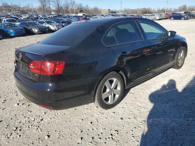 3VWLL7AJ1CM423656 - 2012 VOLKSWAGEN JETTA TDI BLACK photo 3