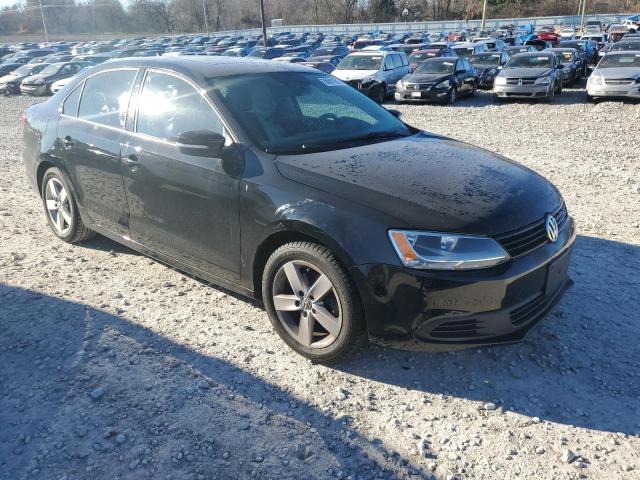 3VWLL7AJ1CM423656 - 2012 VOLKSWAGEN JETTA TDI BLACK photo 4