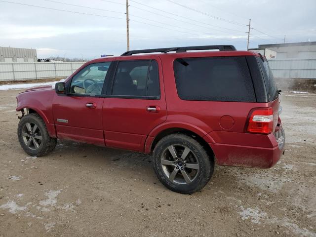 1FMFU16588LA51193 - 2008 FORD EXPEDITION XLT MAROON photo 2