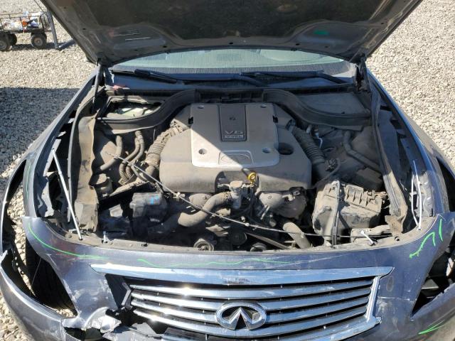 JN1CV6APXDM713230 - 2013 INFINITI G37 BASE GRAY photo 11