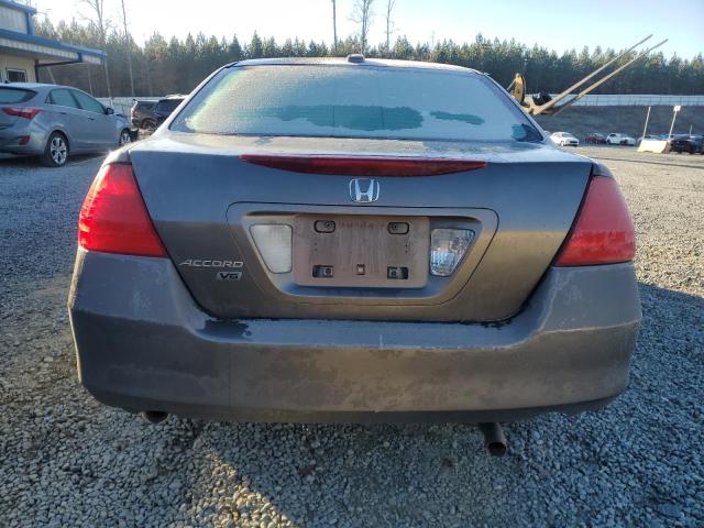 1HGCM66557A022024 - 2007 HONDA ACCORD EX GRAY photo 6