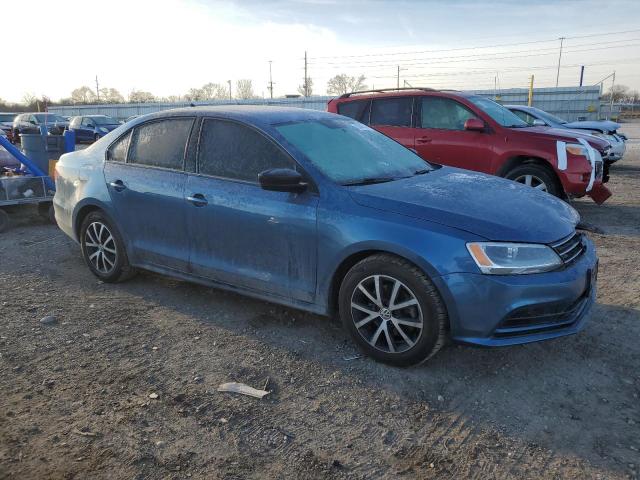 3VWD67AJ2GM342358 - 2016 VOLKSWAGEN JETTA SE BLUE photo 4