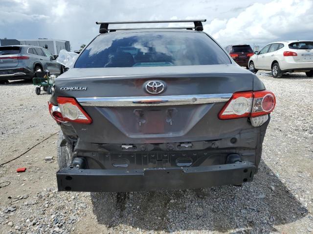 5YFBU4EE2DP204481 - 2013 TOYOTA COROLLA BASE Մոխրագույն լուսանկար 6