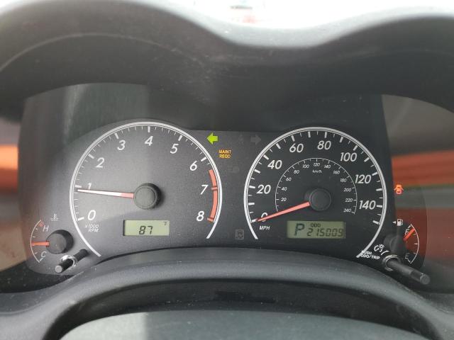 5YFBU4EE2DP204481 - 2013 TOYOTA COROLLA BASE Մոխրագույն լուսանկար 9