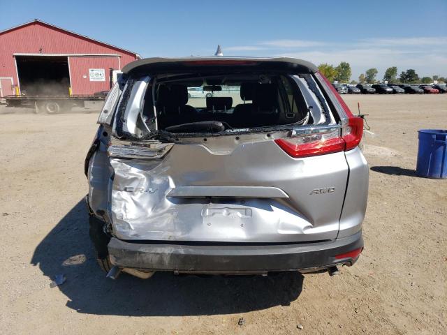 2HKRW2H21KH145142 - 2019 HONDA CR-V LX ვერცხლისფერი ფოტო 6