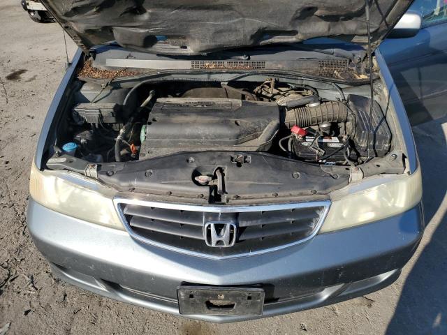 5FNRL18612B043442 - 2002 HONDA ODYSSEY EX BLUE photo 12