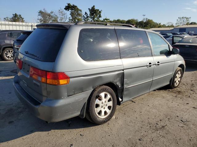 5FNRL18612B043442 - 2002 HONDA ODYSSEY EX BLUE photo 3