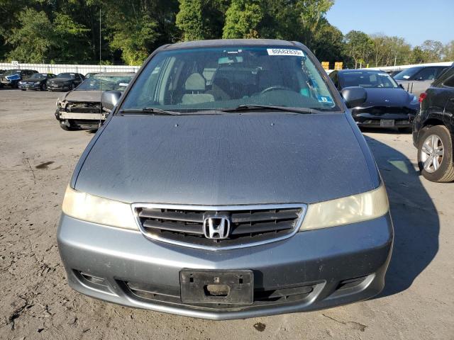 5FNRL18612B043442 - 2002 HONDA ODYSSEY EX BLUE photo 5