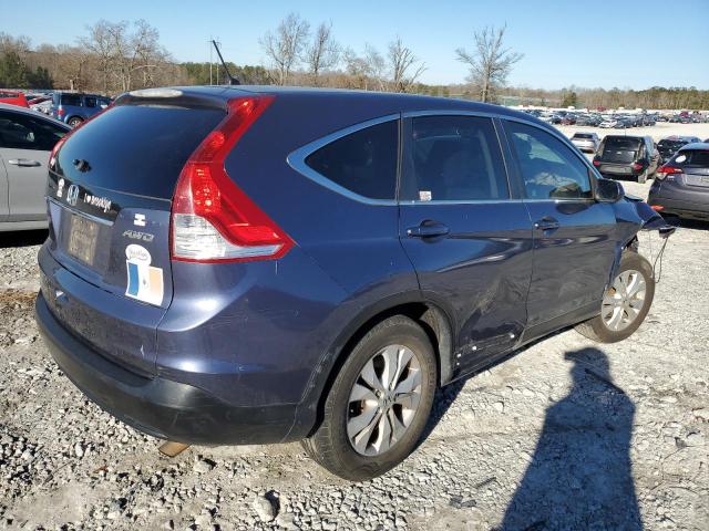 5J6RM4H54CL007856 - 2012 HONDA CR-V EX BLUE photo 3