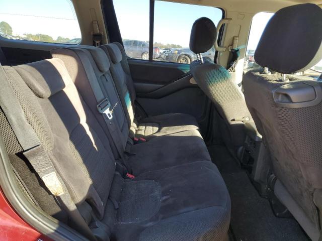5N1AR18U46C608890 - 2006 NISSAN PATHFINDER LE RED photo 11