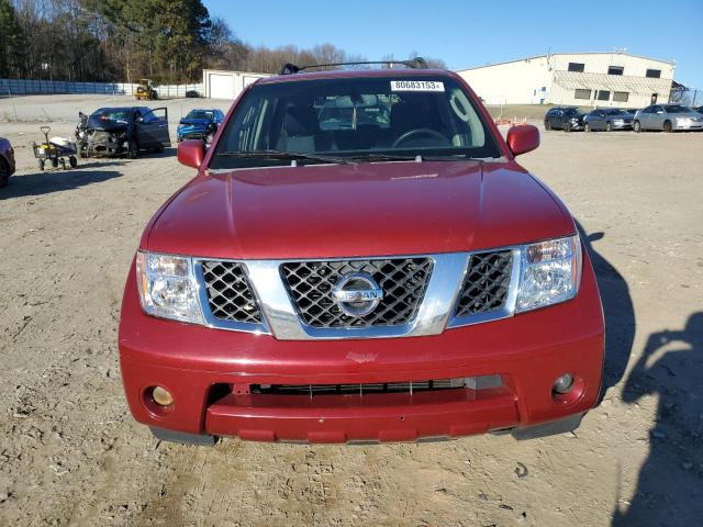 5N1AR18U46C608890 - 2006 NISSAN PATHFINDER LE RED photo 5