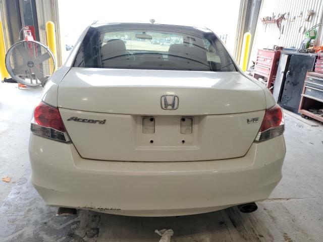 1HGCP368X8A069325 - 2008 HONDA ACCORD EXL WHITE photo 6