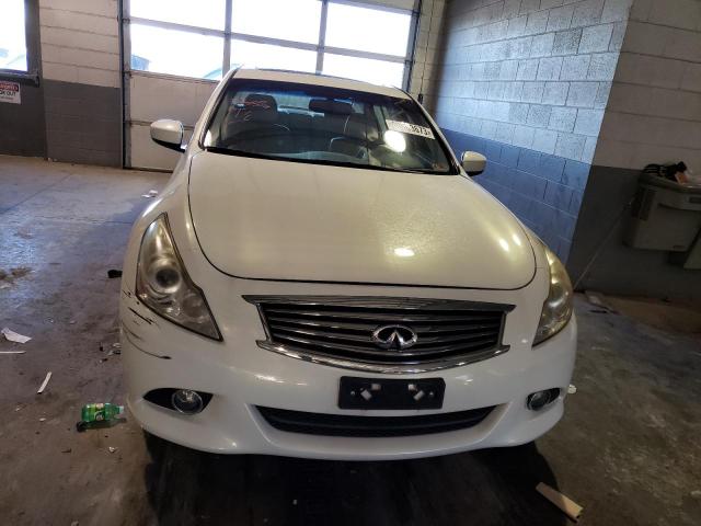 JN1CV6AP6DM715573 - 2013 INFINITI G37 BASE WHITE photo 5