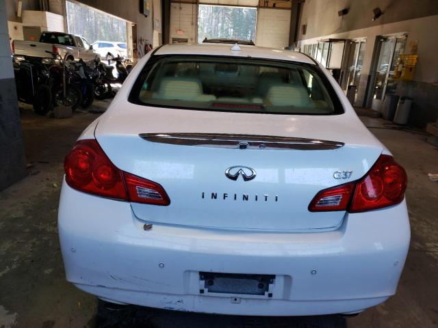 JN1CV6AP6DM715573 - 2013 INFINITI G37 BASE WHITE photo 6