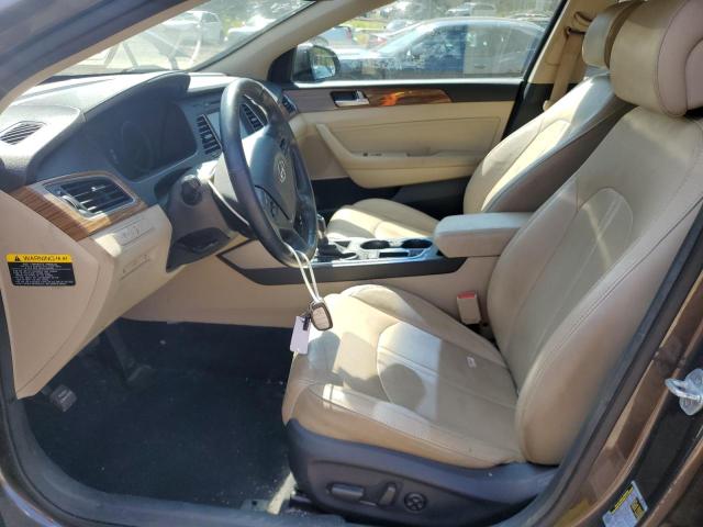 5NPE34AF2FH242629 - 2015 HYUNDAI SONATA SPORT BROWN photo 7