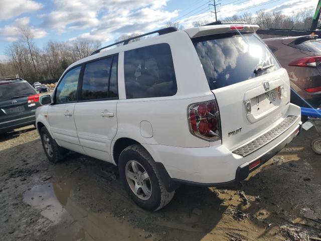 2HKYF18417H524138 - 2007 HONDA PILOT EX WHITE photo 2