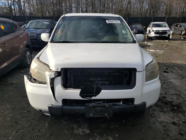 2HKYF18417H524138 - 2007 HONDA PILOT EX WHITE photo 5