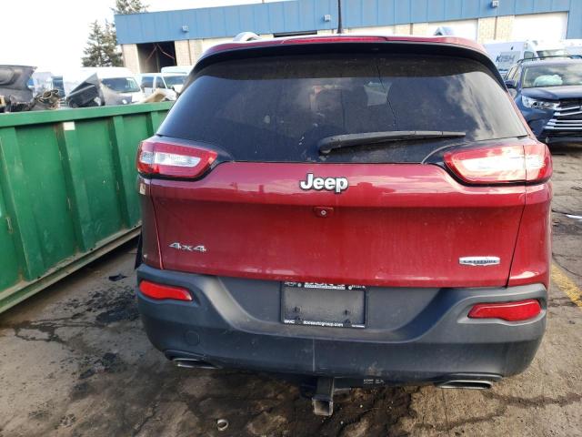 1C4PJMCS2FW625117 - 2015 JEEP CHEROKEE LATITUDE MAROON photo 6