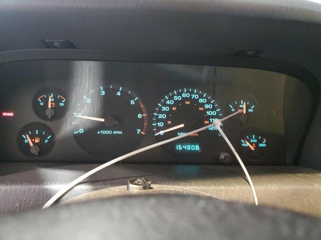 1J4G258S1XC695118 - 1999 JEEP GRAND CHER LAREDO შავი ფოტო 9