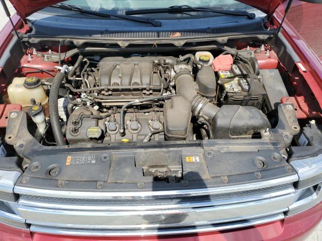 2FMHK6C8XDBD14854 - 2013 FORD FLEX SEL წითელი ფოტო 12