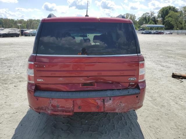 2FMHK6C8XDBD14854 - 2013 FORD FLEX SEL წითელი ფოტო 6