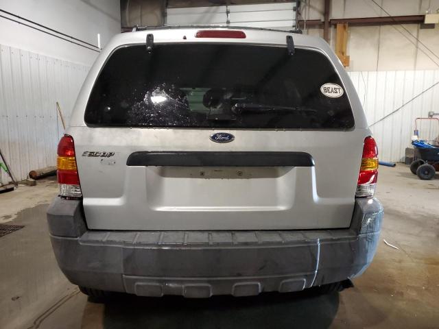 1FMYU93155DA04217 - 2005 FORD ESCAPE XLT SILVER photo 6