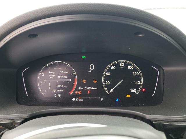 2HGFE1F70PH324000 - 2023 HONDA CIVIC EX GRAY photo 9