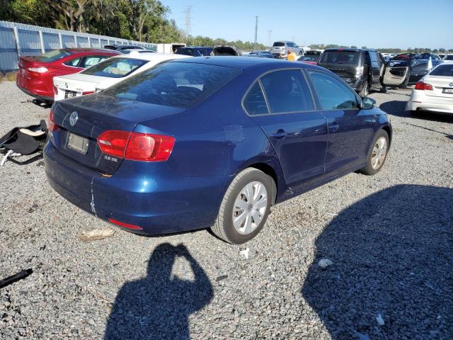 3VWDP7AJ0CM339028 - 2012 VOLKSWAGEN JETTA SE BLUE photo 3