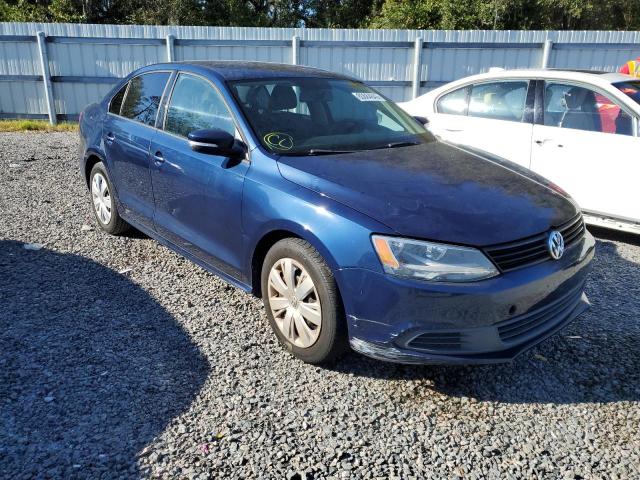 3VWDP7AJ0CM339028 - 2012 VOLKSWAGEN JETTA SE BLUE photo 4