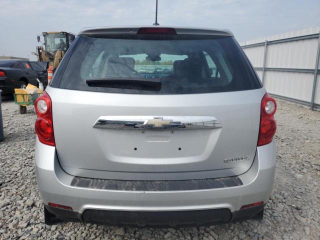 2GNALAEK7F6101863 - 2015 CHEVROLET EQUINOX LS SILVER photo 6