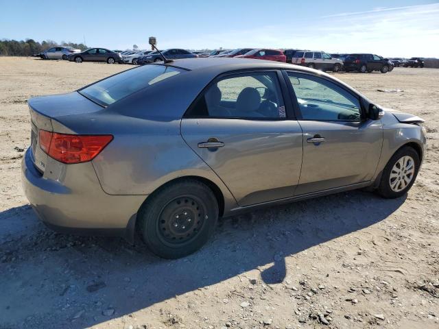 KNAFU4A23A5860787 - 2010 KIA FORTE EX GRAY photo 3