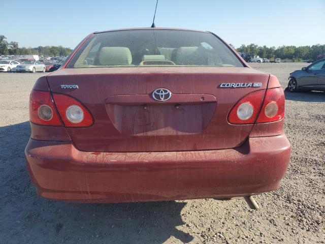 1NXBR32E65Z343352 - 2005 TOYOTA COROLLA CE RED photo 6