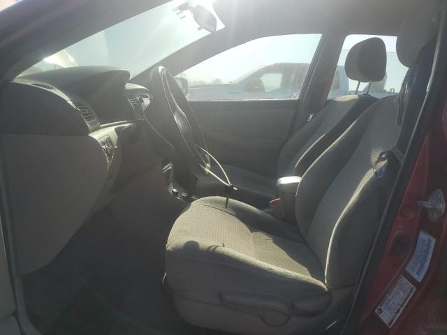 1NXBR32E65Z343352 - 2005 TOYOTA COROLLA CE RED photo 7