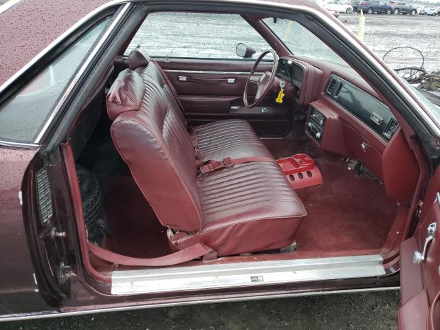 1GCCW80K08Z440231 - 1981 CHEVROLET EL CAMINO BURGUNDY photo 10