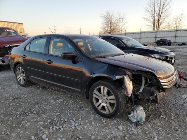 3FAHP07Z77R246482 - 2007 FORD FUSION SE BLACK photo 4