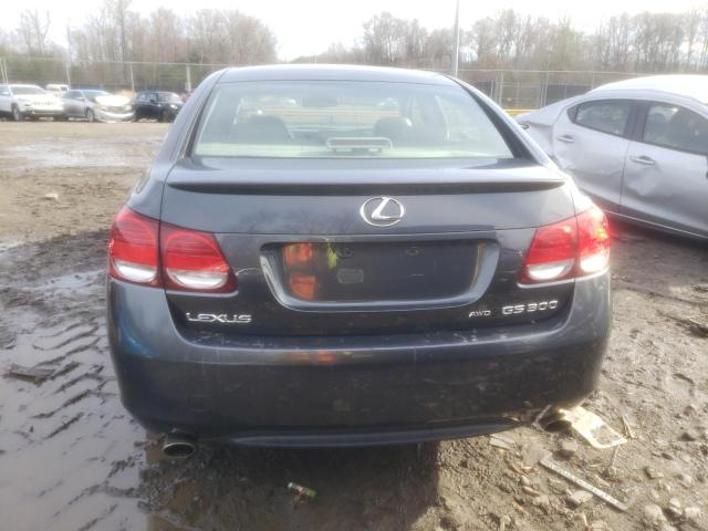 JTHCH96S560001574 - 2006 LEXUS GS 300 GRAY photo 6