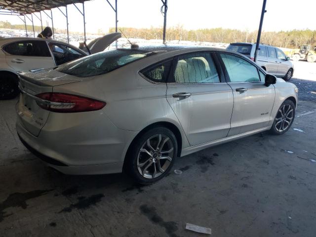 3FA6P0LU6HR230468 - 2017 FORD FUSION SE HYBRID SILVER photo 3