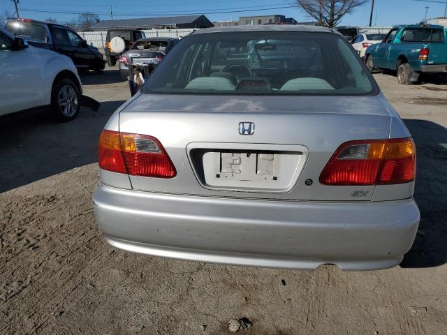 2HGEJ8646XH547521 - 1999 HONDA CIVIC EX SILVER photo 6