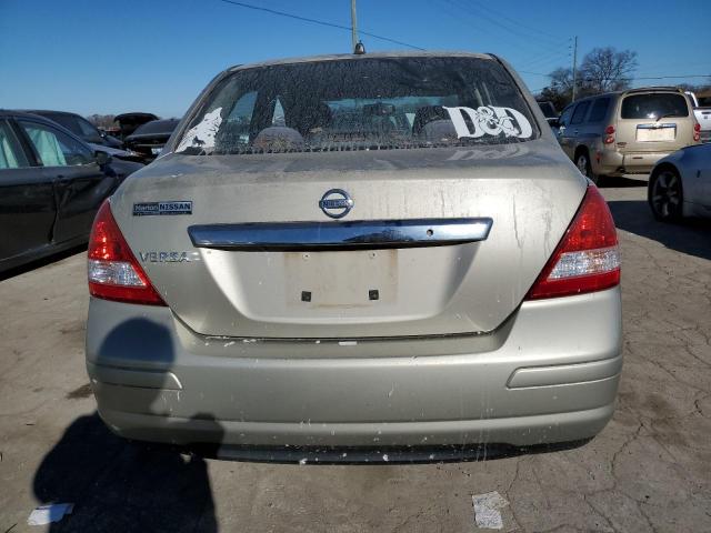 3N1BC11EX8L399243 - 2008 NISSAN VERSA S GOLD photo 6