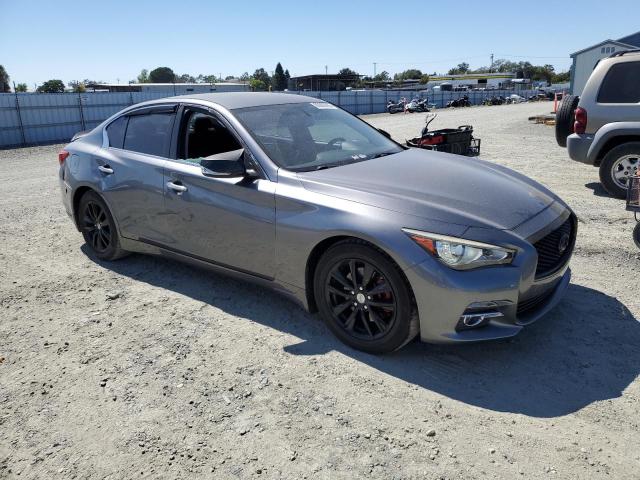 JN1BV7AP0FM347833 - 2015 INFINITI Q50 BASE 灰色 照片 4