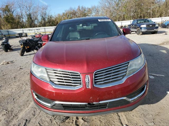 2LMTJ6LR8GBL50461 - 2016 LINCOLN MKX RESERVE MAROON photo 5