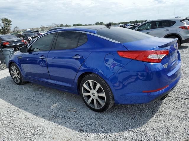 5XXGR4A60DG181202 - 2013 KIA OPTIMA SX BLUE photo 2